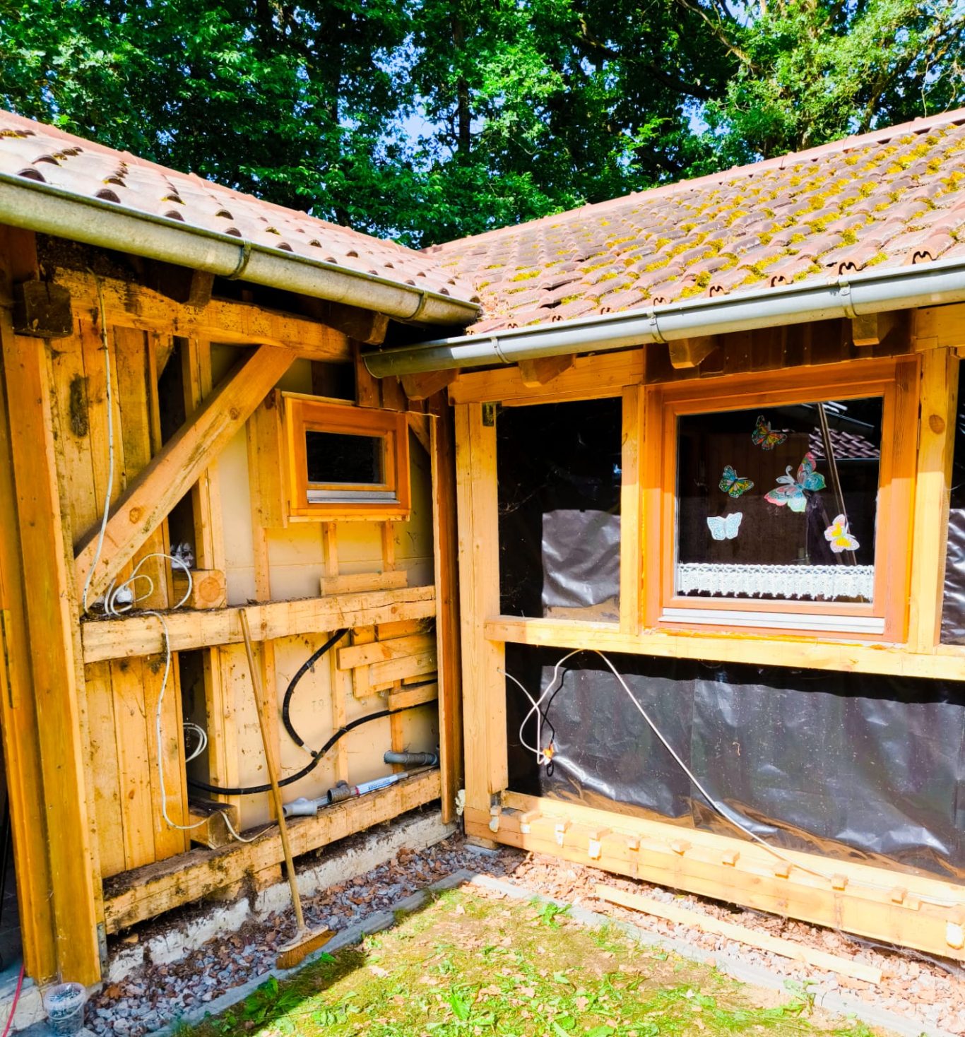 Bauarbeiten Lehrbienenstand am 08.06.24