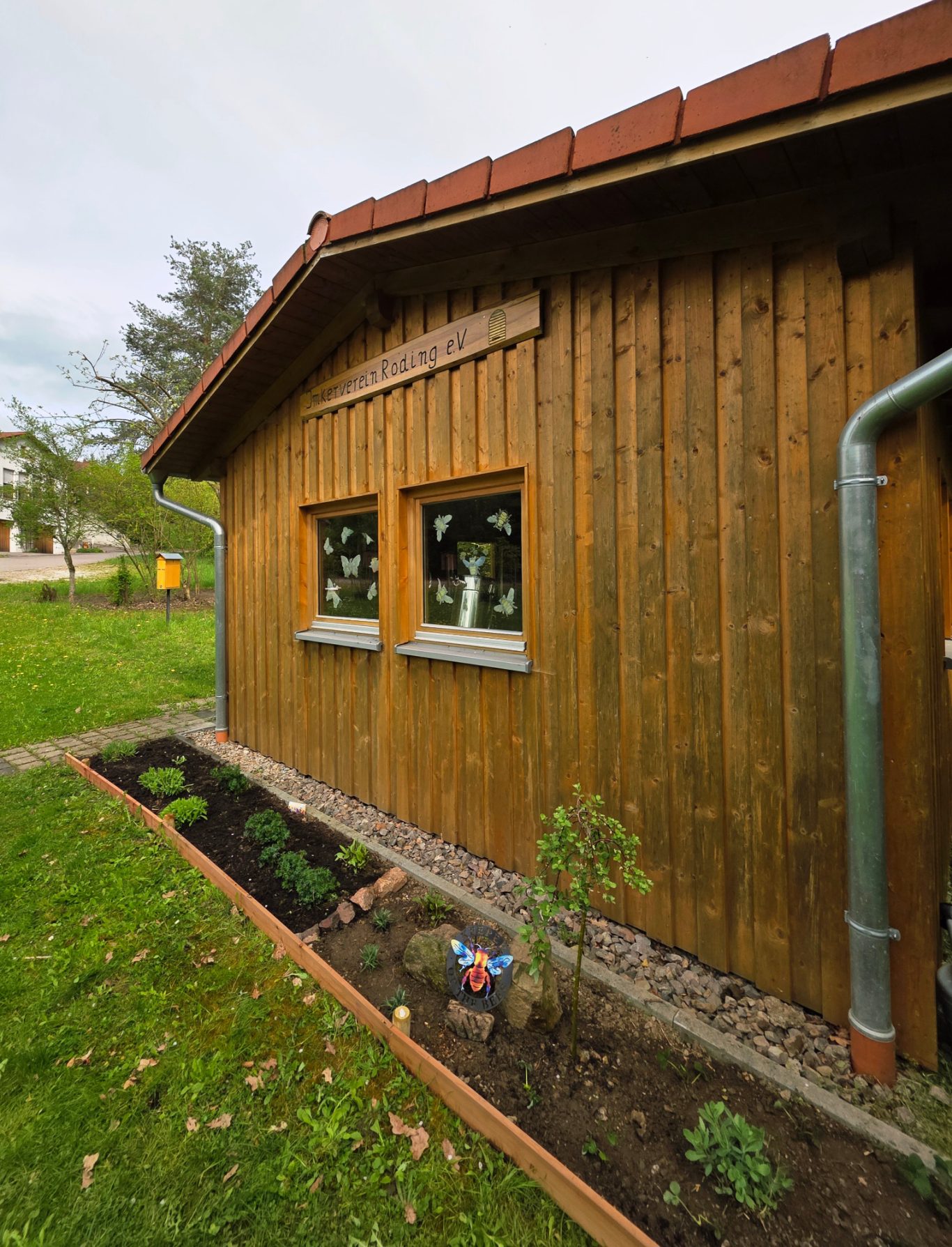 Es wird grün am Lehrbienenstand