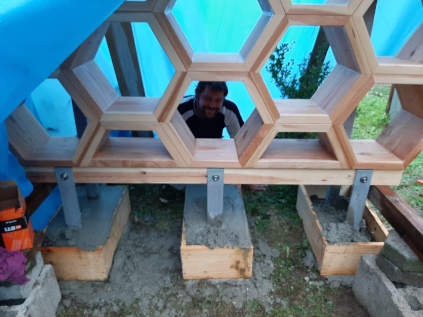 Aufbau unseres XXL Insektenhotels